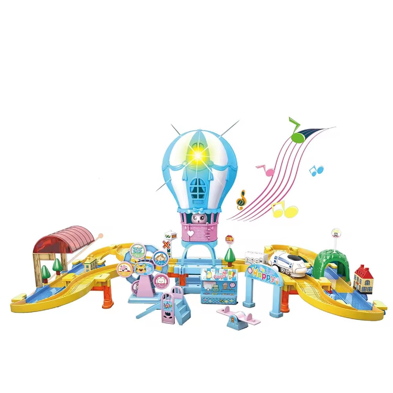 SparkBucket Hot Air Balloon Orbit Park tracklectric trainetor Kids 1