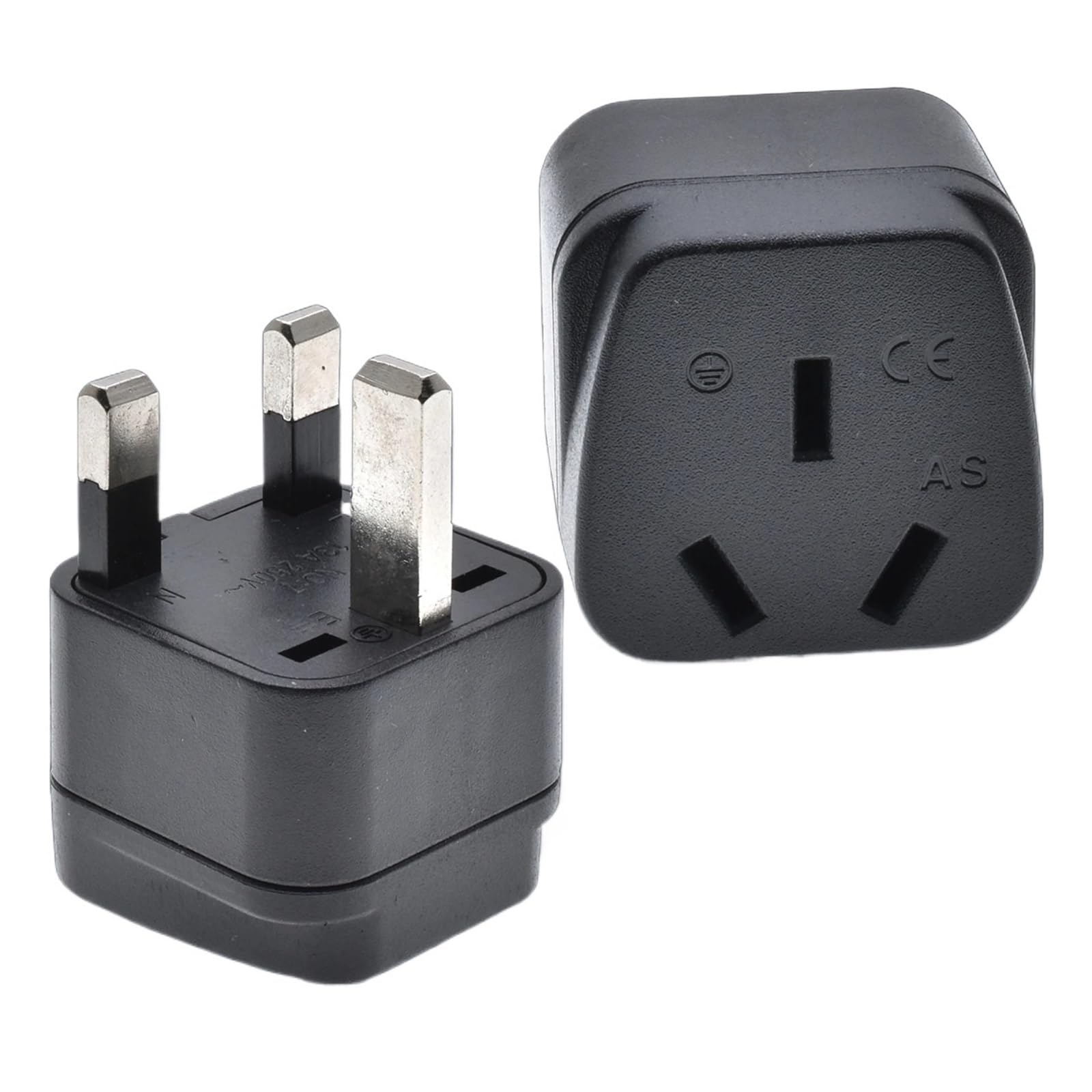 Adaptateur pour chargeur de prise secteur AS-7 noir compact