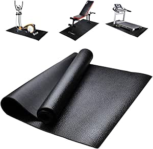 Bodenschutzmatte Für Fitnessgeräte - 150×61 Cm TPE Matte Rutschfest