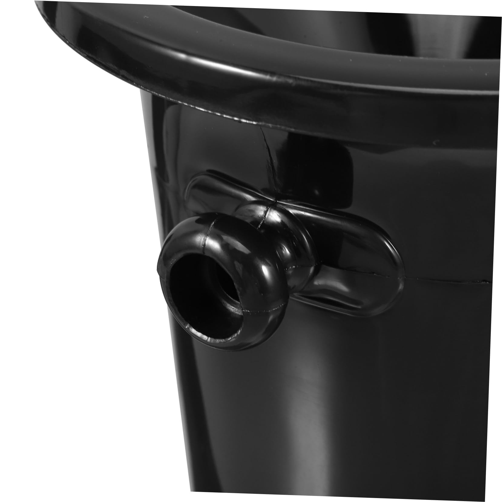 Cabilock 4piezas Cubos De Hielo Redondos Negros para Cata De Vinos Escupideras De Doble Asa Diseño Occidental