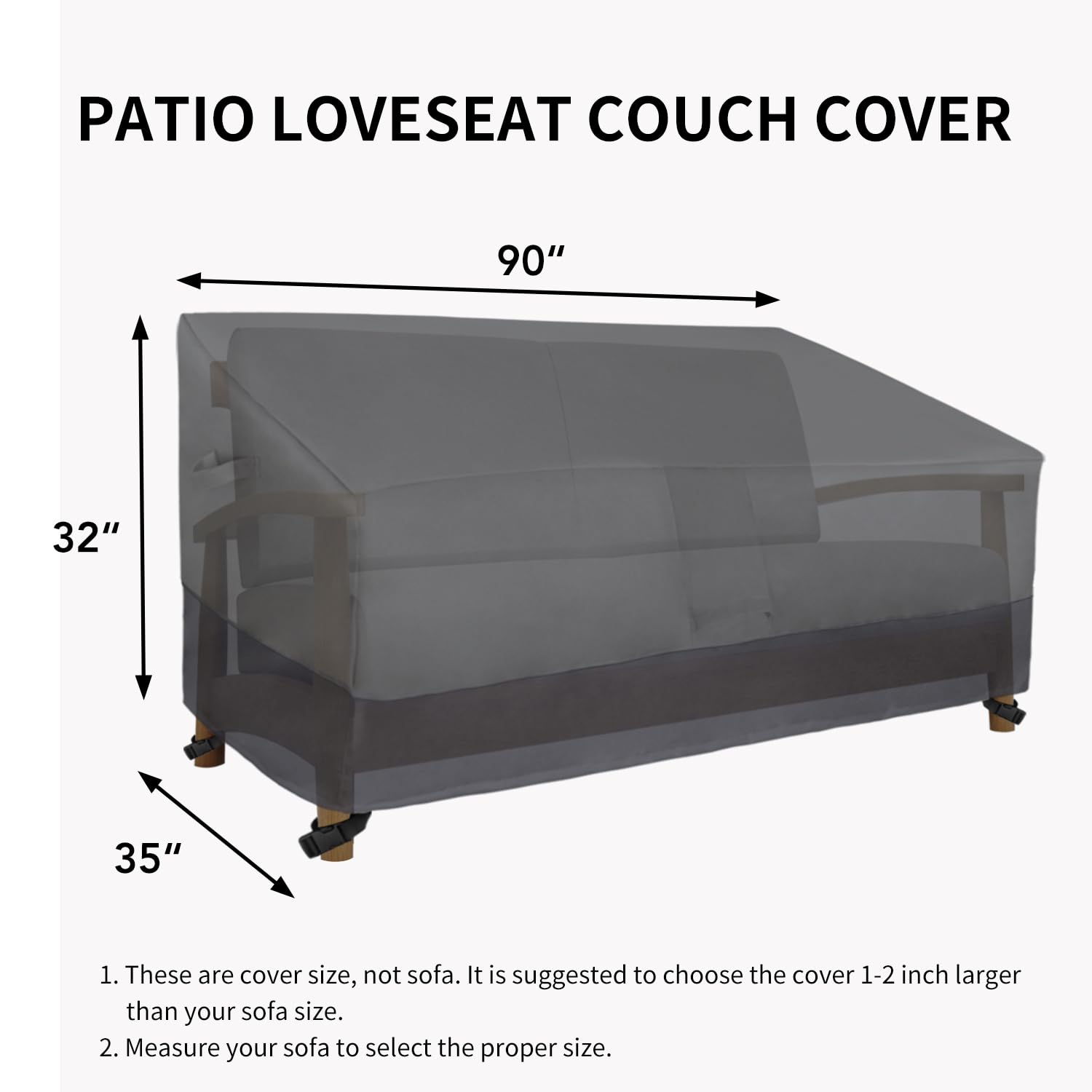 Easy-Going Copertura impermeabile per divanetto da esterni, resistente, 228