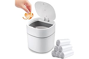Mini Countertop Trash Receptacle for a Clean Workspace