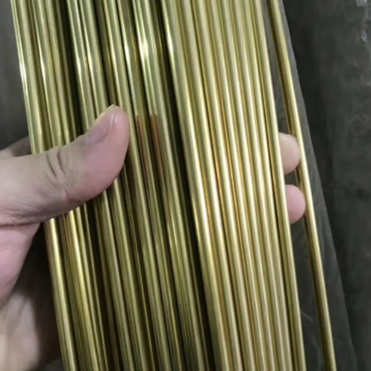 Tubo Tondo in Ottone H62 50cm 13mm Diametro Esterno Spessore Parete 0,5/1/1,5/2mm Senza Saldatura