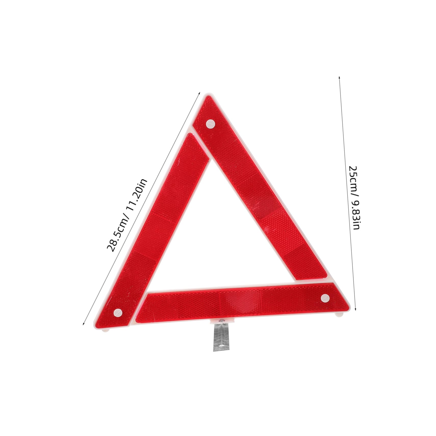 GLEAVI 4pezzi Triangolo Riflettente Pieghevole Per Emergenze Stradali Segnale Di Avvertimento Per Veicoli Kit Di Sicurezza Compatto Facile Da Trasportare e Utilizzare Adatto Tutti Tipi Di