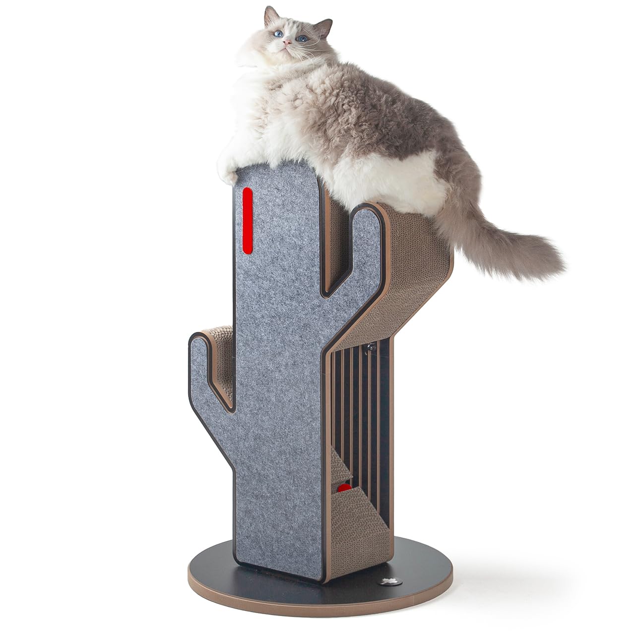 CanadianCat Company | Design Kratzmöbel Kaktus | Kratzsäule, Kratzstamm | 45 x 45 x 80 cm