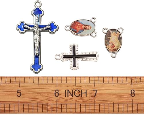 Miniatura 5 de Colgantes de cruz de aleación para fabricación de joyas y aretes de collar