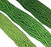 Green Opaque Mix Czech 11/0 Glass Seed Beads 3 Full Hanks Preciosa