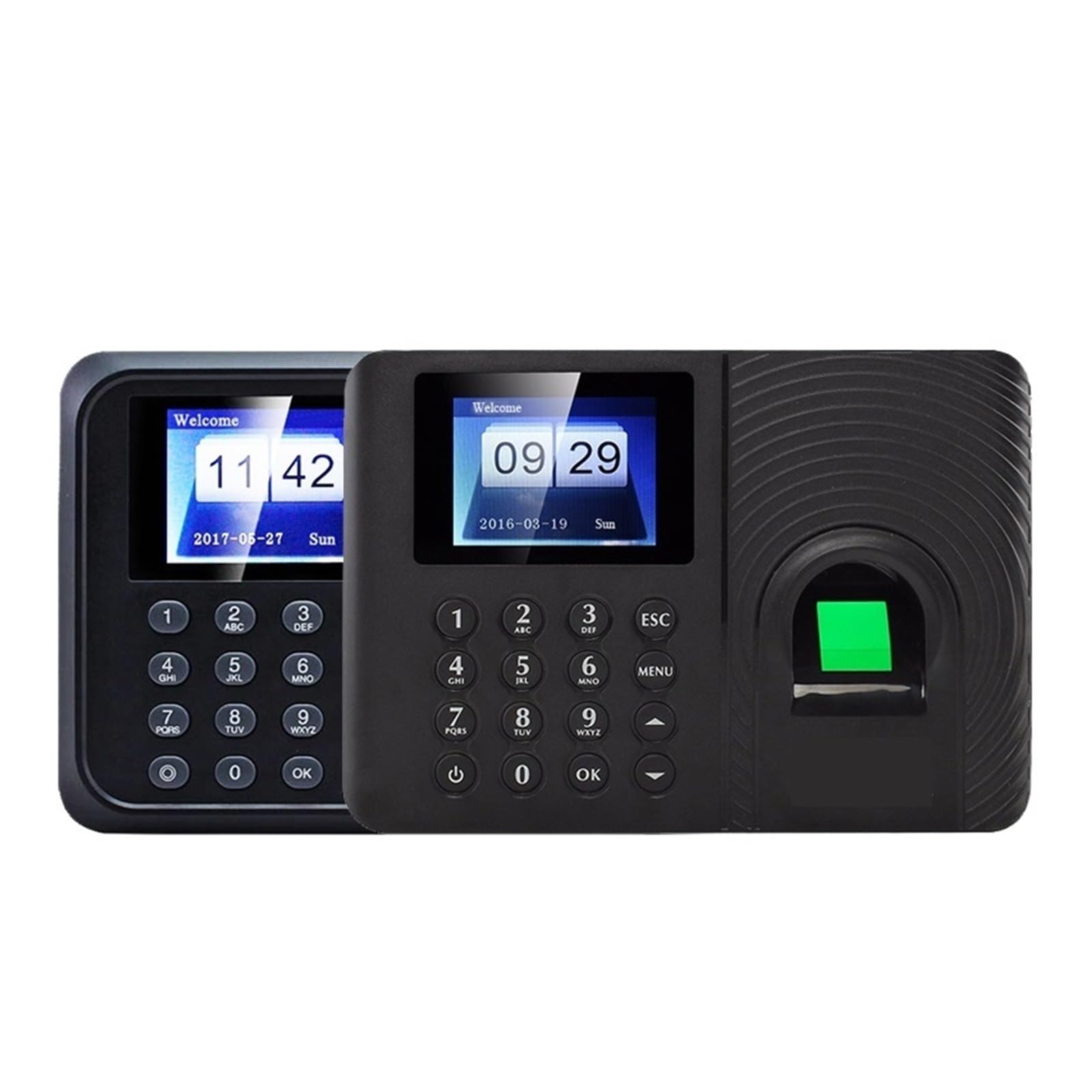 Timbratura Presenze Dipendenti, di macchina biometrica for la rilevazione e impronte digitali, tastiera for dipendenti, orologio elettrico, registratore dati USB