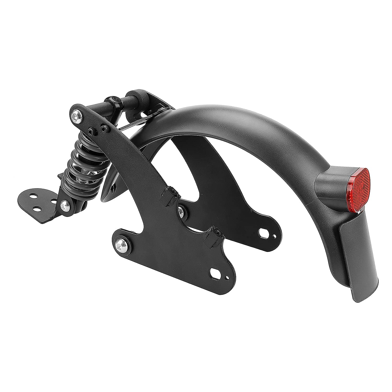 通用 Fututech Kit Suspension Arrière Scooter Electrique pour Xiaomi M365 1S Essential Lite Amortisseur Garde-Boue Feu Arrière Accessoires Trottinettes Modification (Noir pour M365 1S EL)