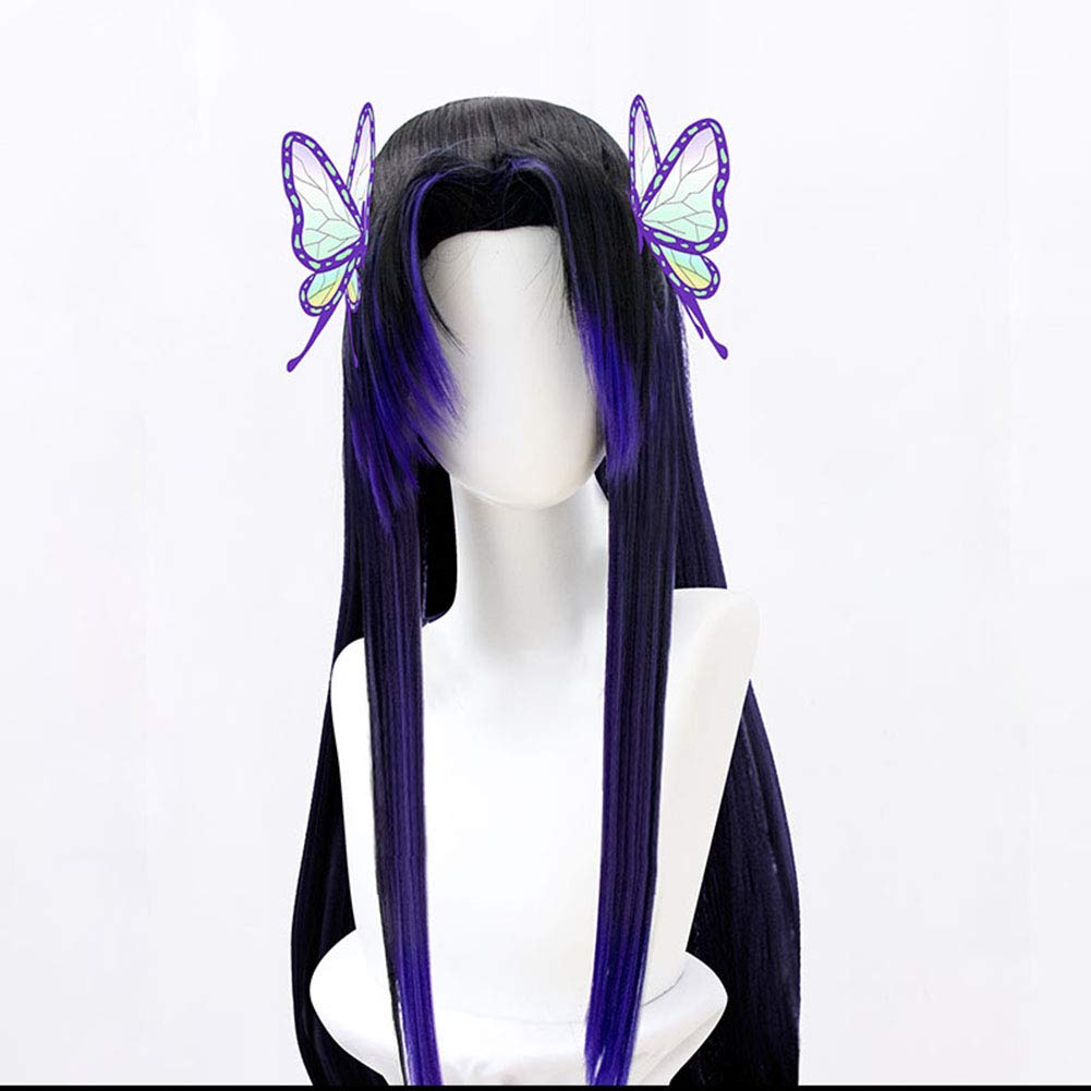 Amazon.co.jp: 【Sanjucos】コスプレウィッグ 胡蝶 カナエ 耐熱 かつら