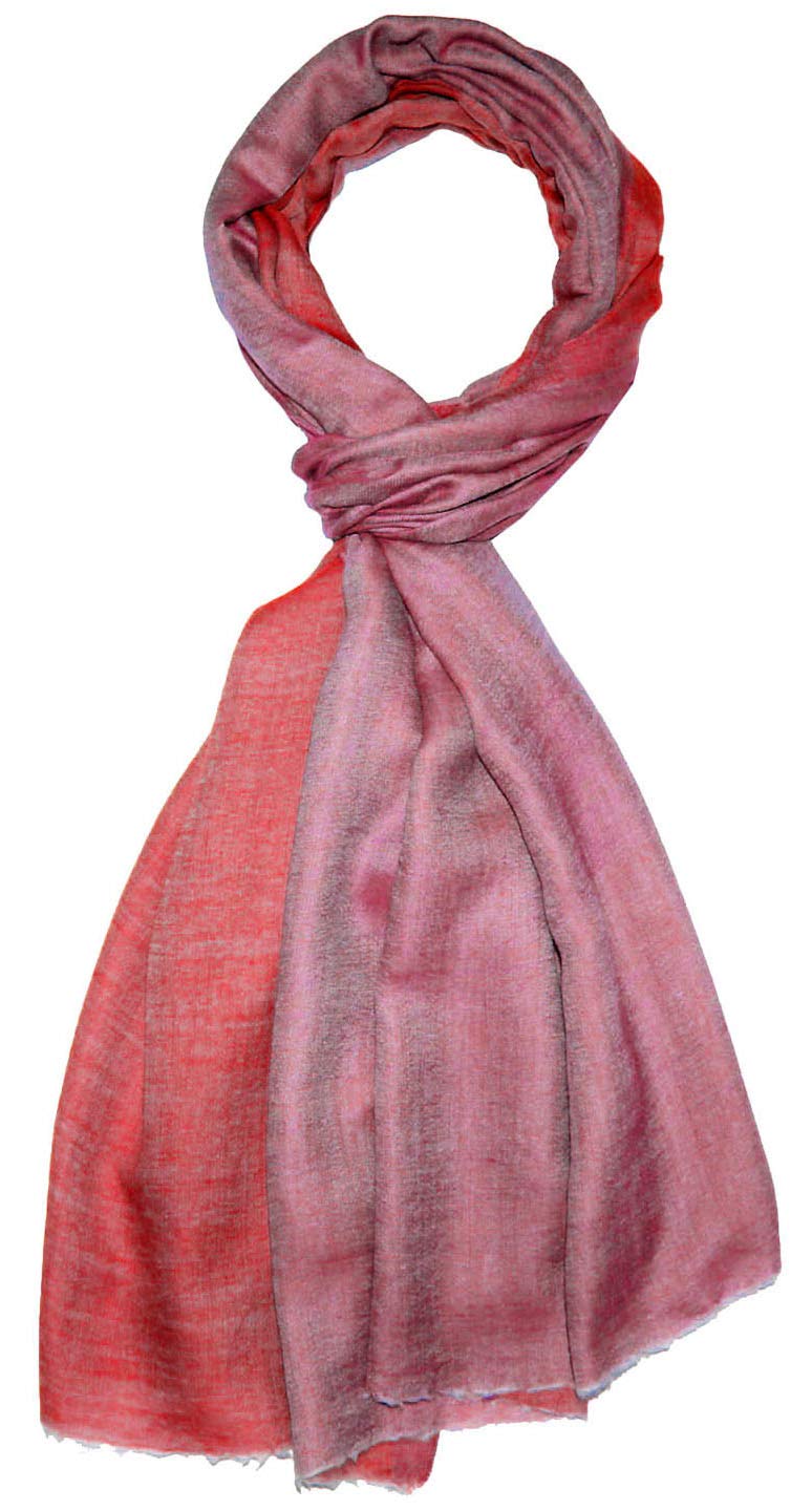 Lorenzo Cana Bufanda reversible para mujer, 100% cachemira, bicolor