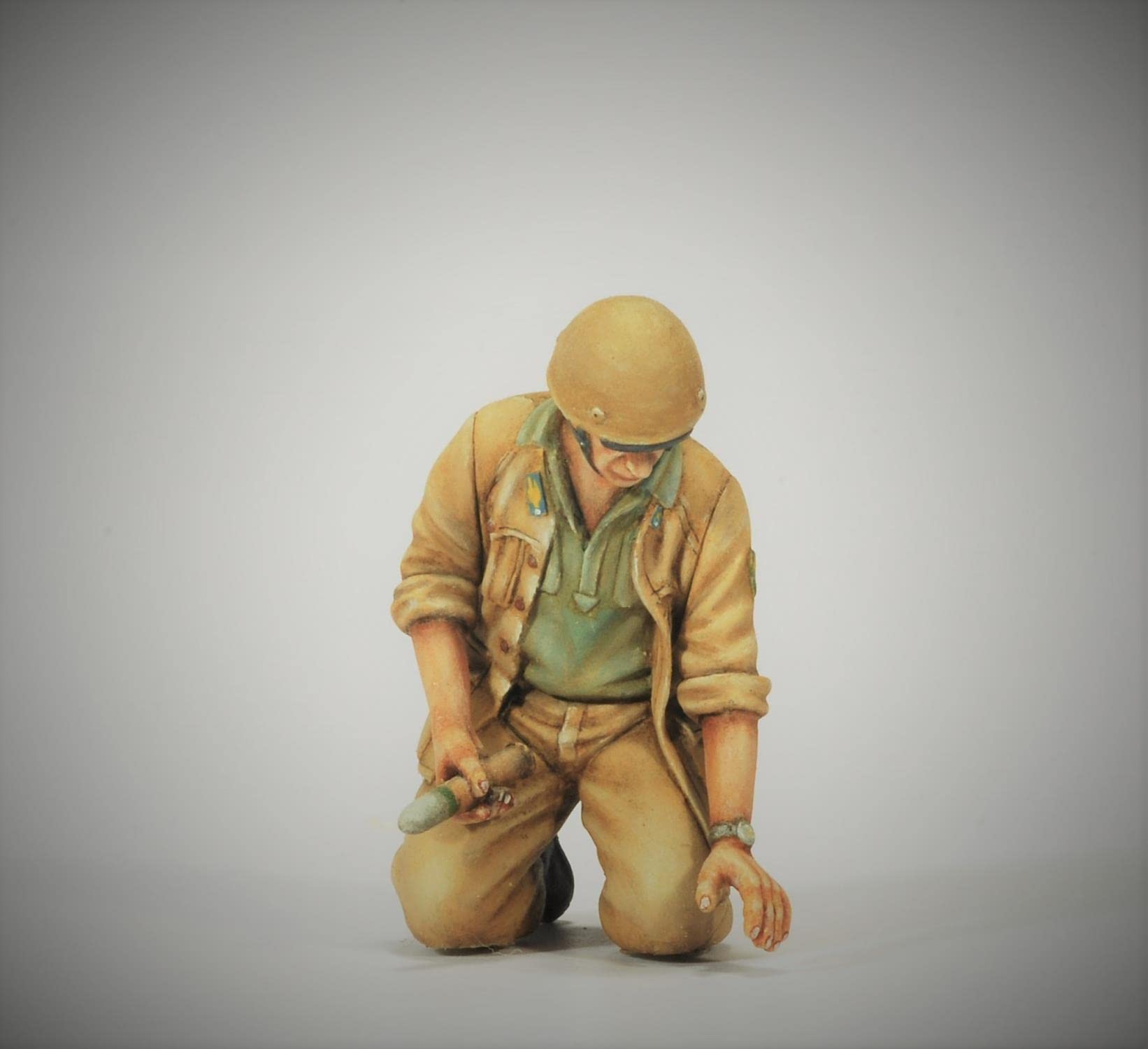 1/35 Harzfigur Modellbausätze GK WII Skydiver ITA. Kanone Unmontierter und unbemalter Bausatz 1284