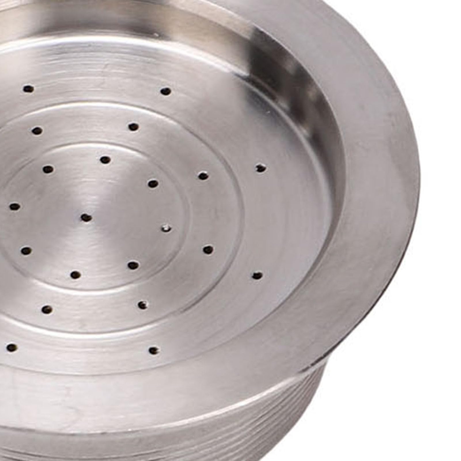 Cápsulas de café Reutilizables, de Acero Inoxidable, Recargables, Compatibles con Cafeteras, con Cepillo y Cuchara