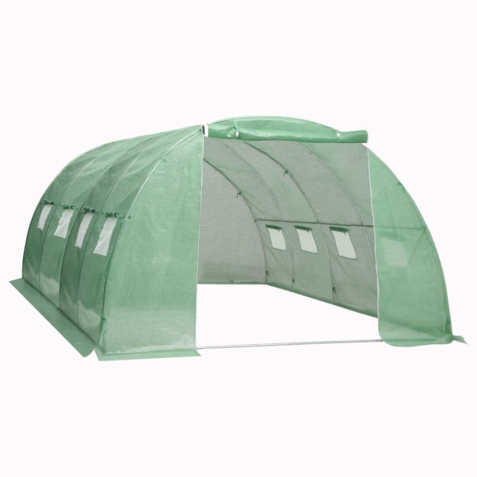 Gecheer Serra Verde,Serre,Serra da Giardino per Piante,Serra per Orto,Piante, Verdura,Serra da Balcone,Serra da Giardino a Tunnel,Serre Tunnel in PE,Serra a Casetta,16 m² 4x4x2 m