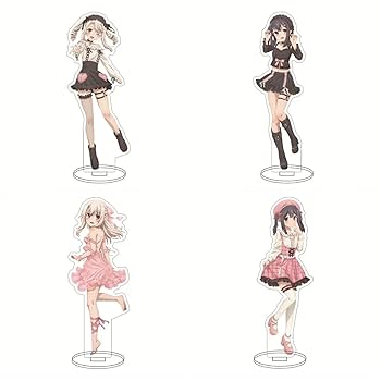 プリズマ☆イリヤ　特大アクリルスタンド　イリヤ　美遊　クロエ　水着 Amazon.co.jp: Fatekaleid liner プリズマイリヤ アクリル