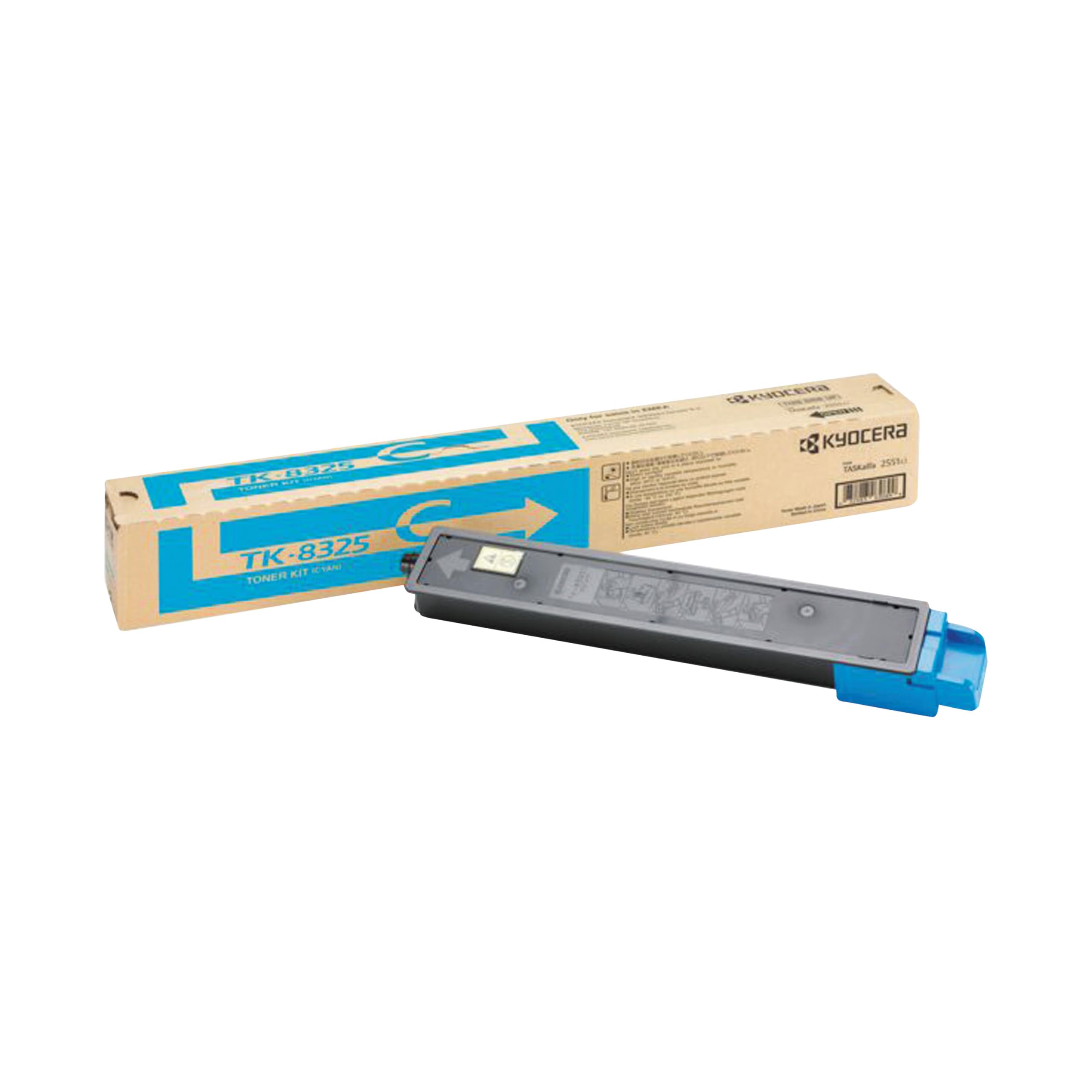 Kyocera Kaseta z Tonerem TK-8325 C, 12 000 Stron, 1T02Npcnl0, T02Npcnl, do Taskalfa 2551Ci, Cyjan