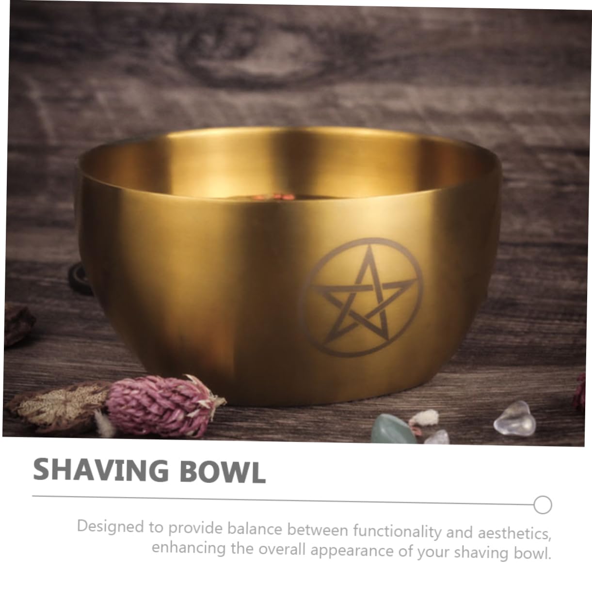 OFFSCH Stainless Steel Shaving Bowl for Men Shaving Mug Elegant Soap Bowl present for Grooming Essentials for Household Use