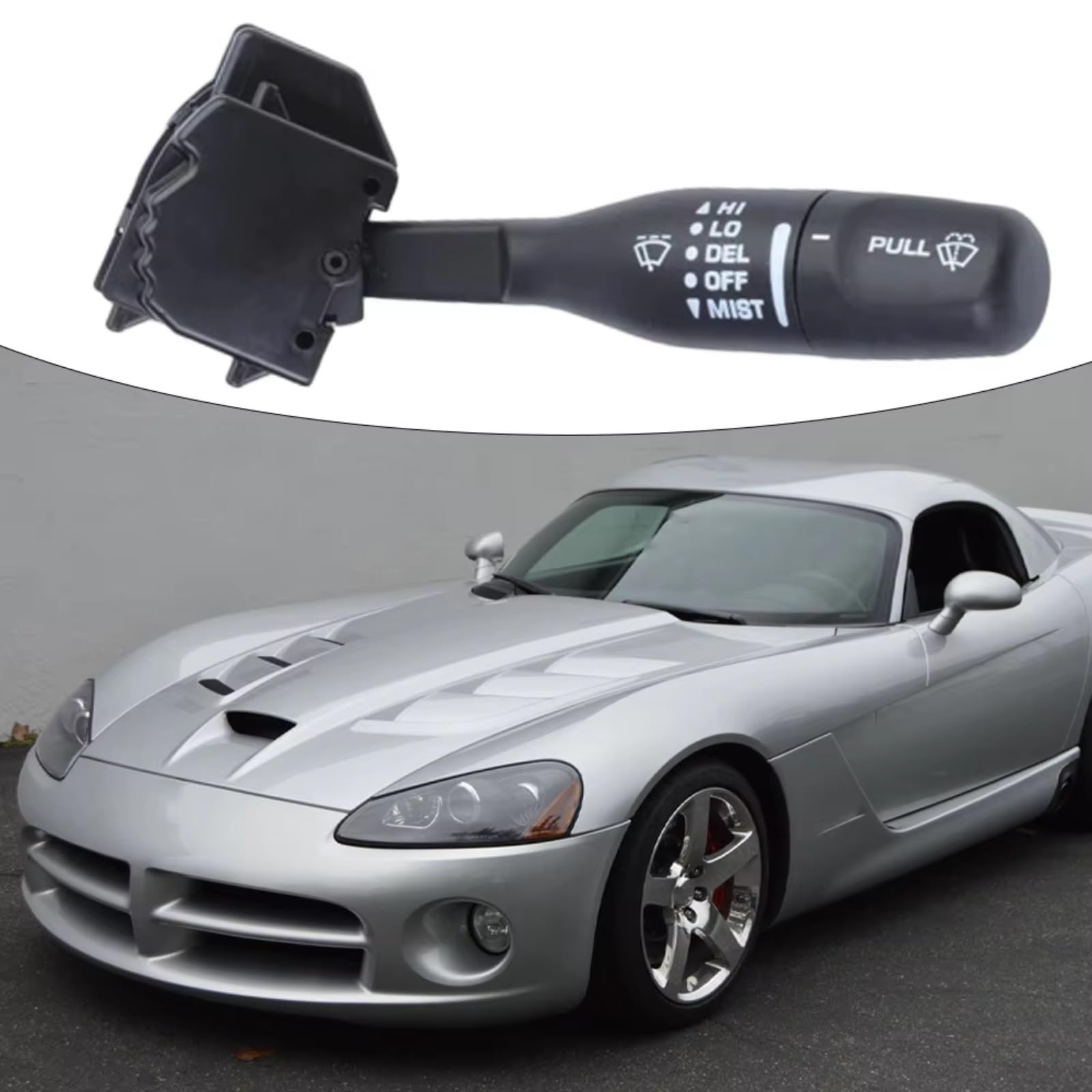 Perilla Interruptor Faro Interruptor De Control De Limpiaparabrisas De Columna De Faro Delantero 5016949AA Compatible Con Chrysler Para PT Cruiser 2001 2002 2003 2004 2005