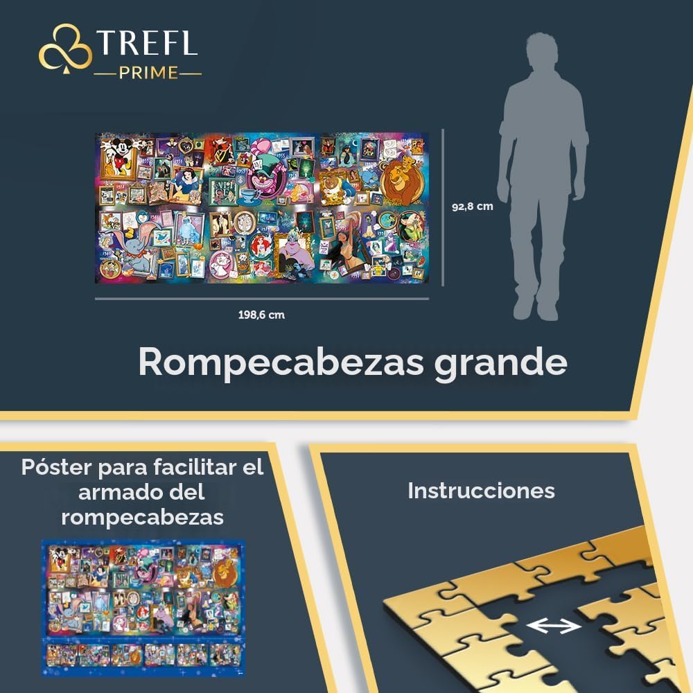 Amazon.com: Trefl Disney - Rompecabezas de 9000 piezas The