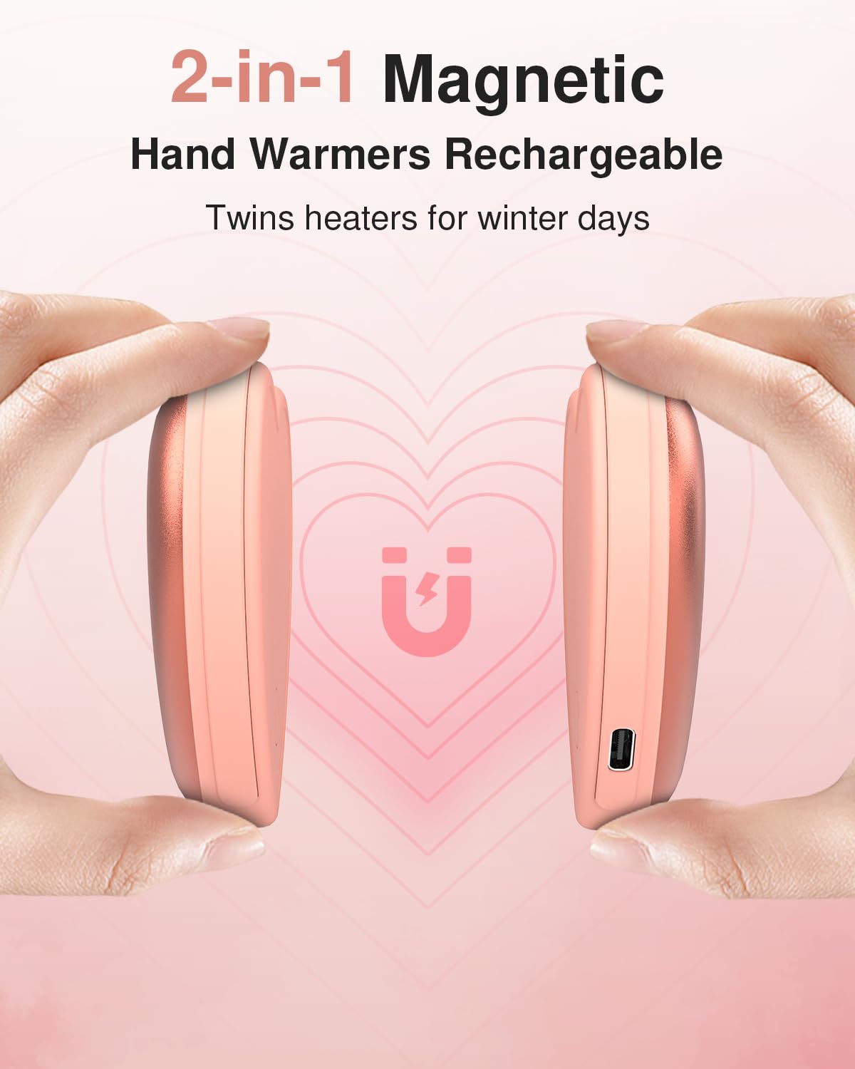 2-in-1 Electric Hand Warmers 20Hrs Working for Women