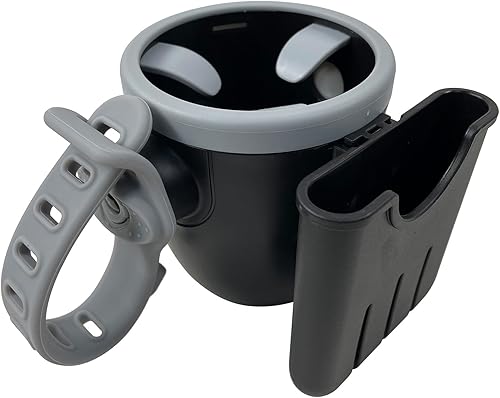 Portavasos para cochecito con soporte para teléfono, portavasos para cochecito Uppabababy, soporte universal 2 en 1 para cochecito, bicicleta, silla disponible en Yaxa Peru