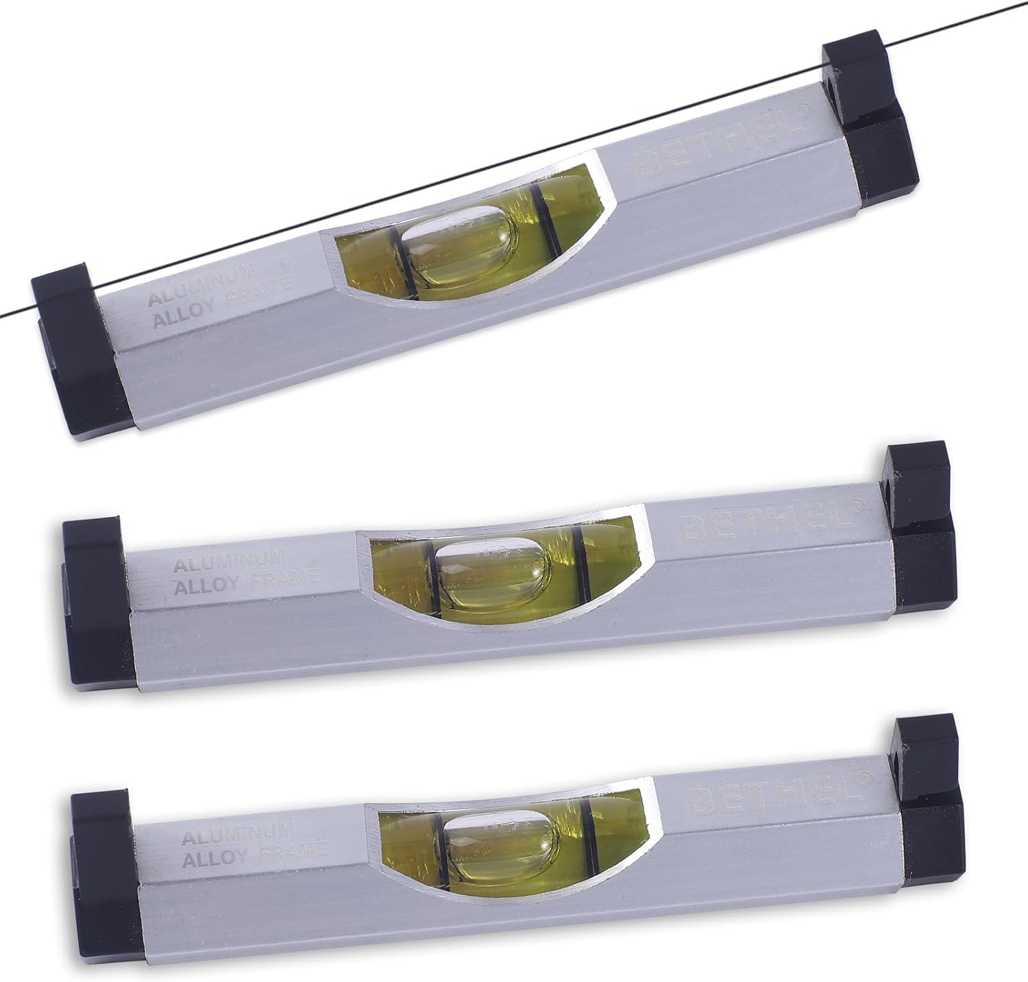 BETHEL Bubble Level - 3 Pack String Levelers -1