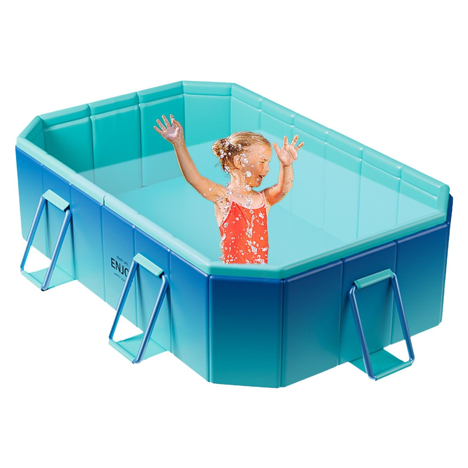 Piscina Plegable, Piscina Plegable para Piscina para niños para Mascotas - Piscina para Perros Plegable, bañera portátil, Piscina no Inflable