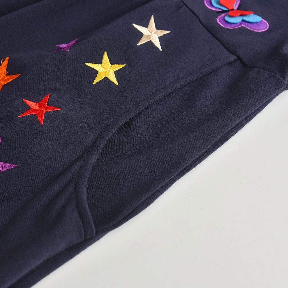 VIKITA Vestido para Niñas Manga Larga Algodón Princesa Casuales Bebe Niñas 2-8 años — view 6