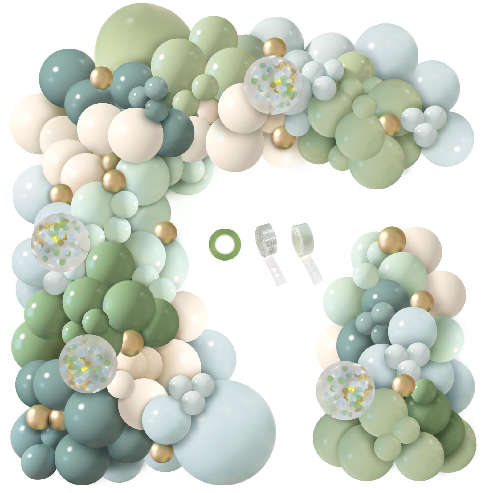 iLaFm Dusty Blue Green Balloons