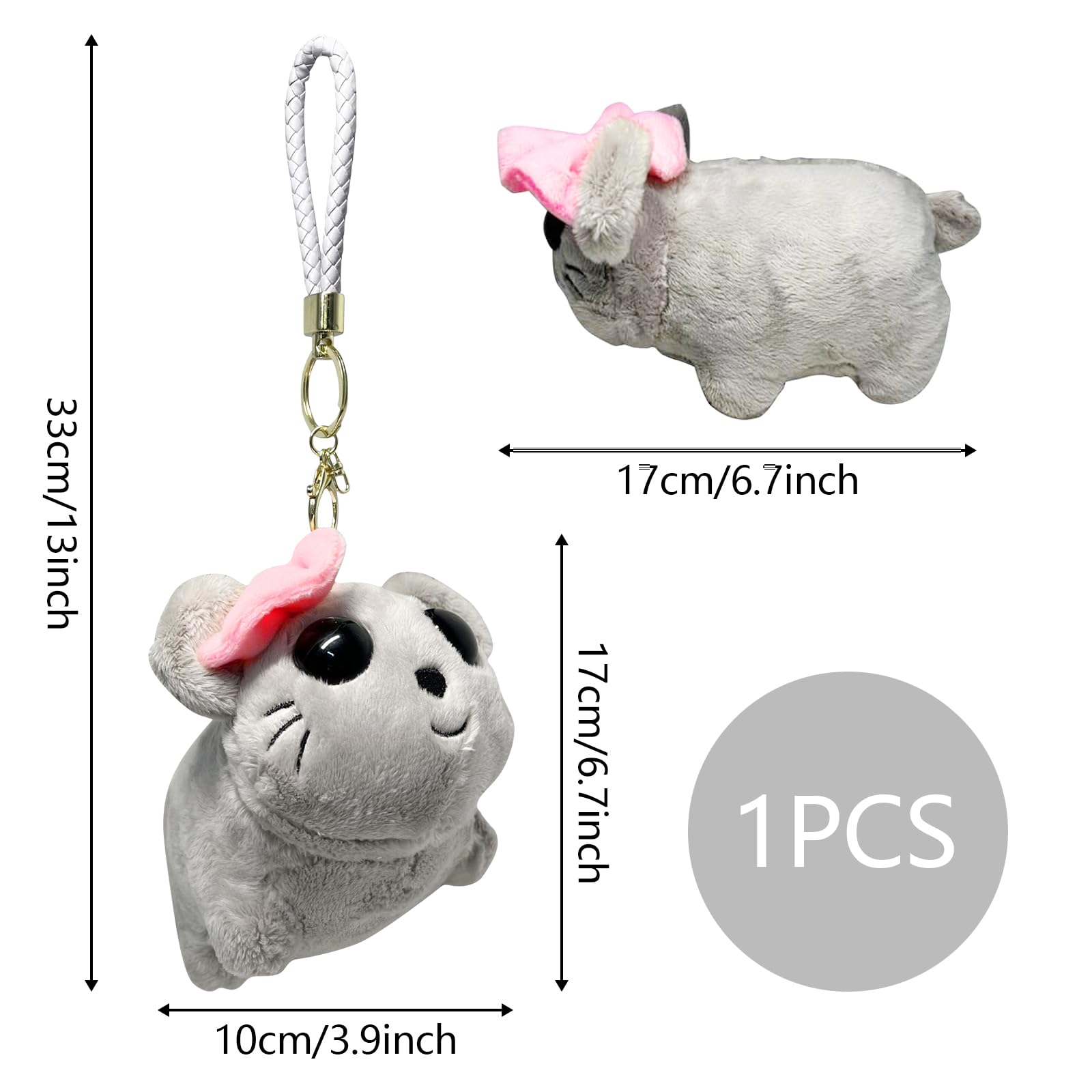 Knuffis Sad Hamster Peluche a forma di criceto Sad Hamster Meme Plush Toy