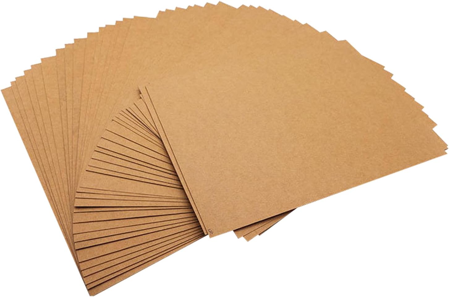 30 Sheets Brown Kraft Cardstock 8'' x 12'' 92lb Cover Card Stock