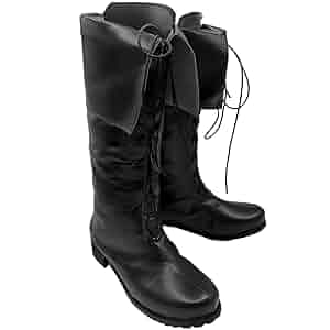 Amazon.com: JUNQIAKO Men's Medieval Renaissance Boots Pirate