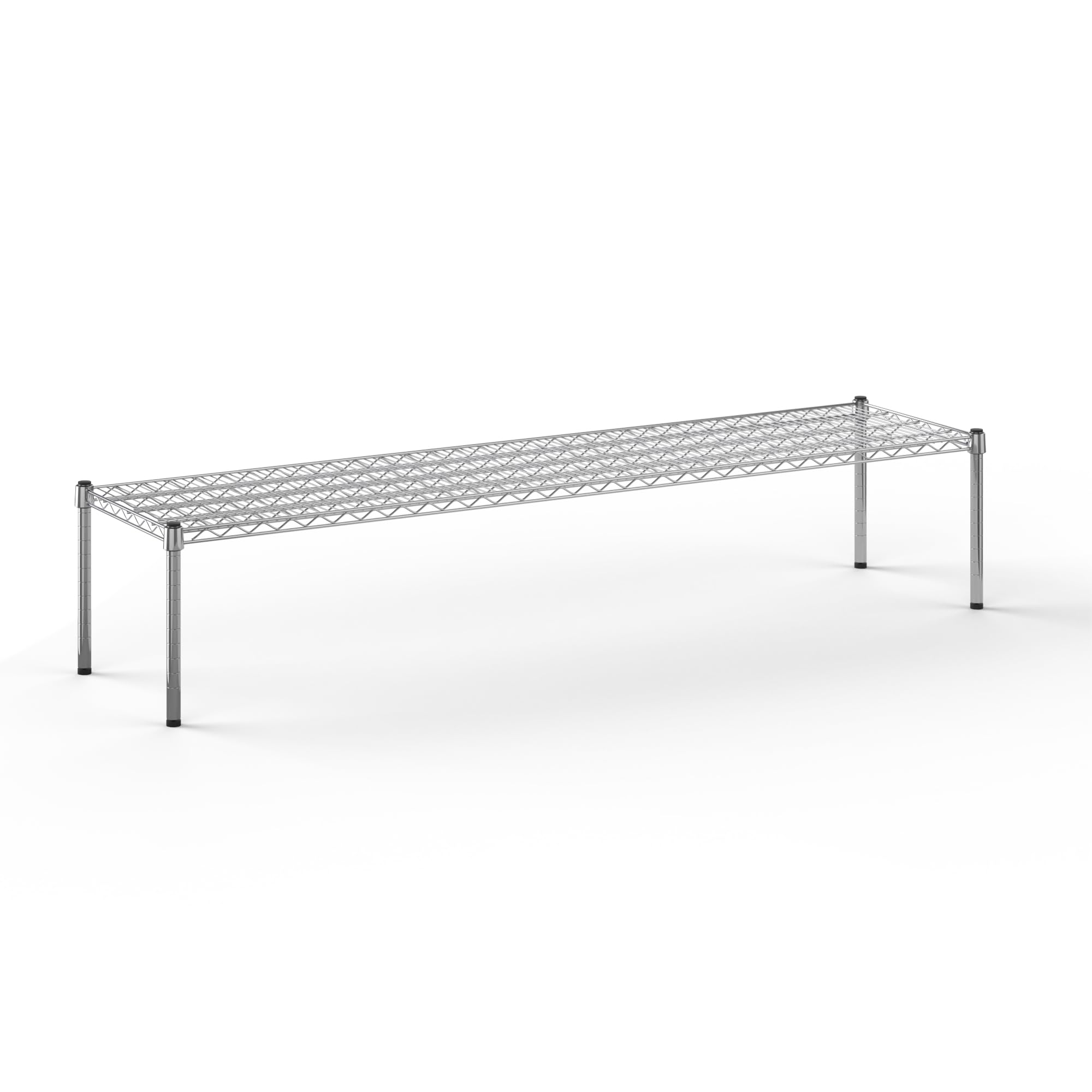 18" Deep x 72" Wide x 14" Height Wire Shelving Kit | 1-Tier | NSF Commercial Storage Rack Unit