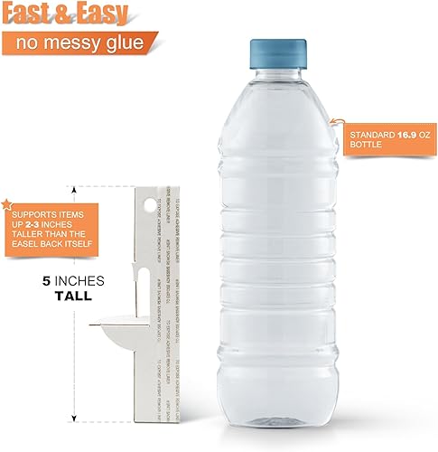 Miniatura 5 de Lineco Caballete autoadhesivo de 5 pulgadas, color blanco, paquete de 25