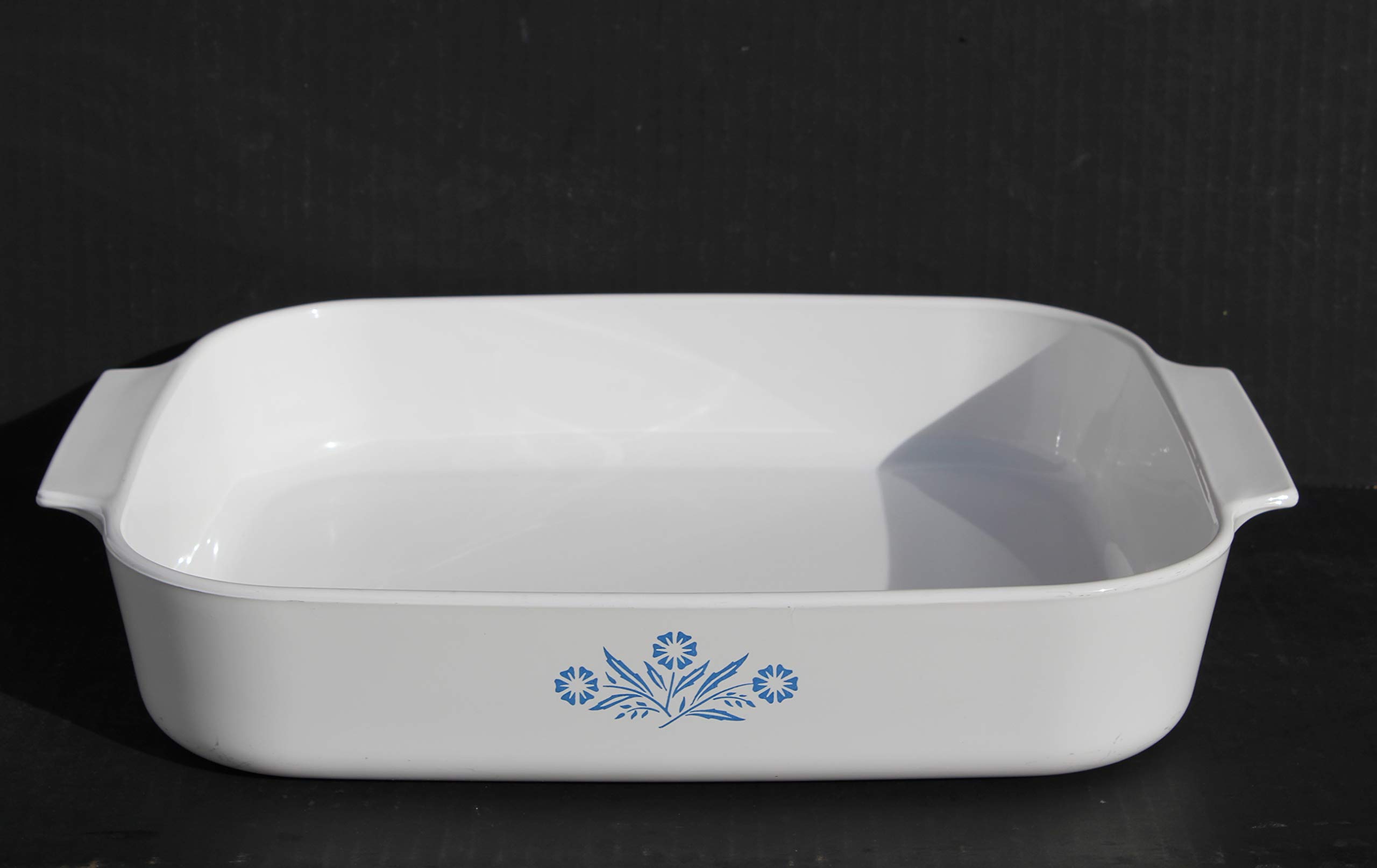 Corning Ware Blue Cornflower A-21 Open Roaster Casserole Lasagna Baking Pan