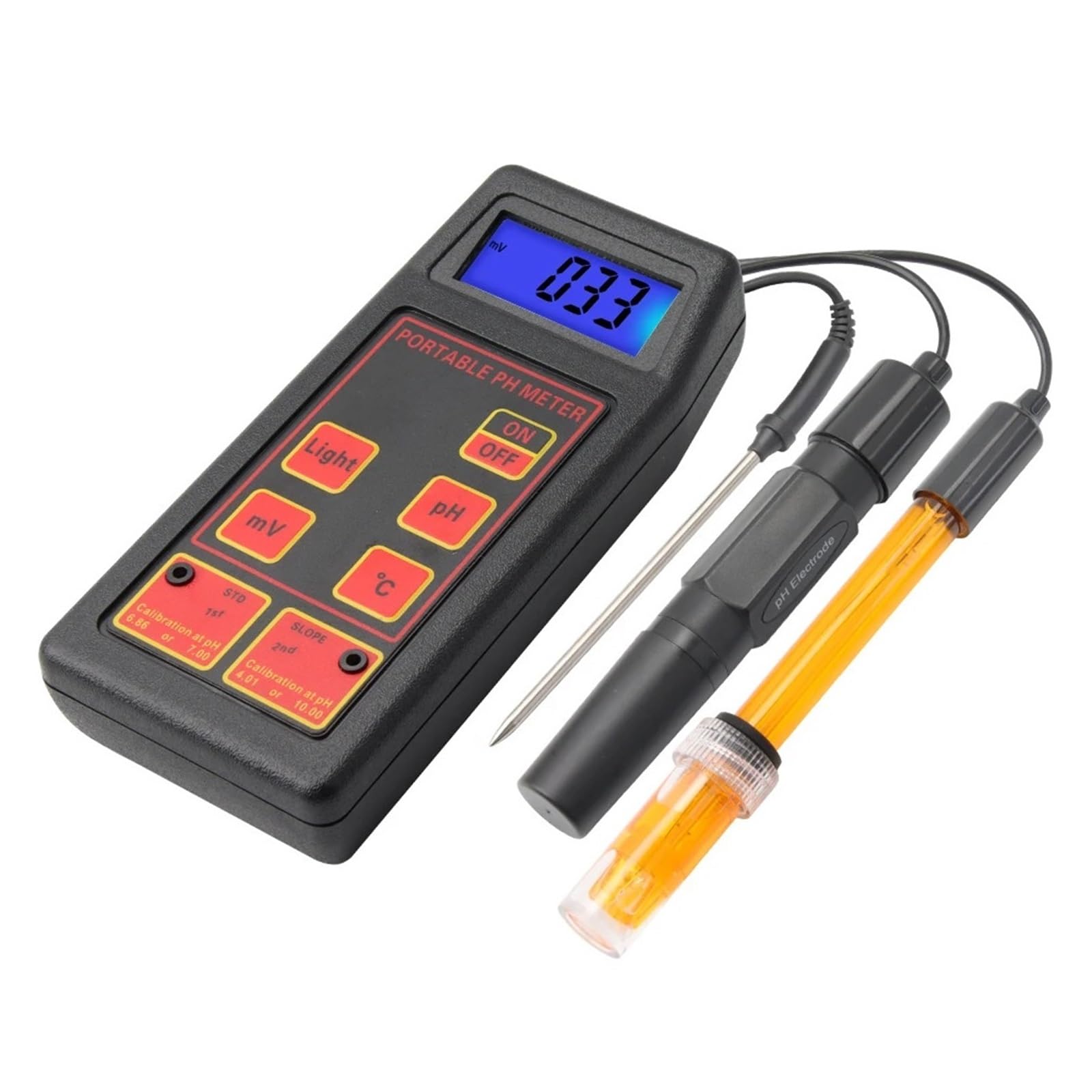 Misuratore di Temperatura PH ORP Ad Alta Precisione Tester MV Portatile Sensore Acquario Piscina Monitor qualità Del'acqua Penna for Acqua Rilevamento Rapido E Preciso