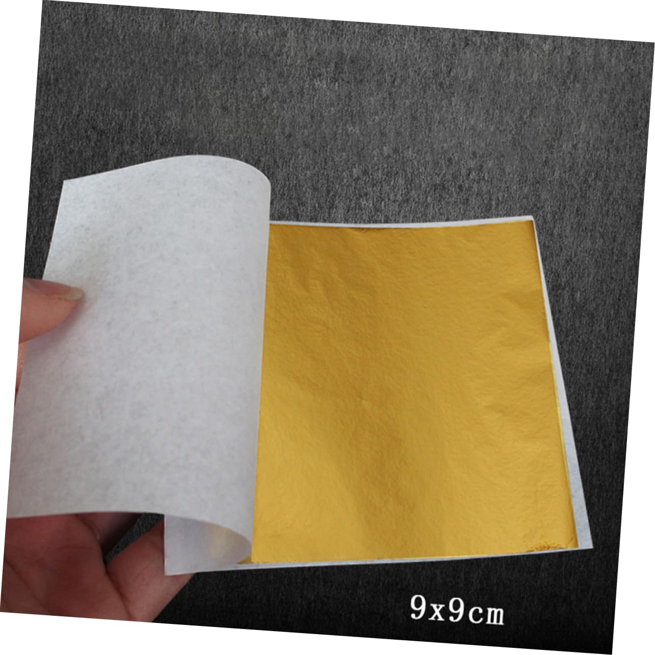 Operitacx 200 Sheets Imitation Sheets Copper Zinc Material for Art Crafts and Makeup Decoration 2 Colors