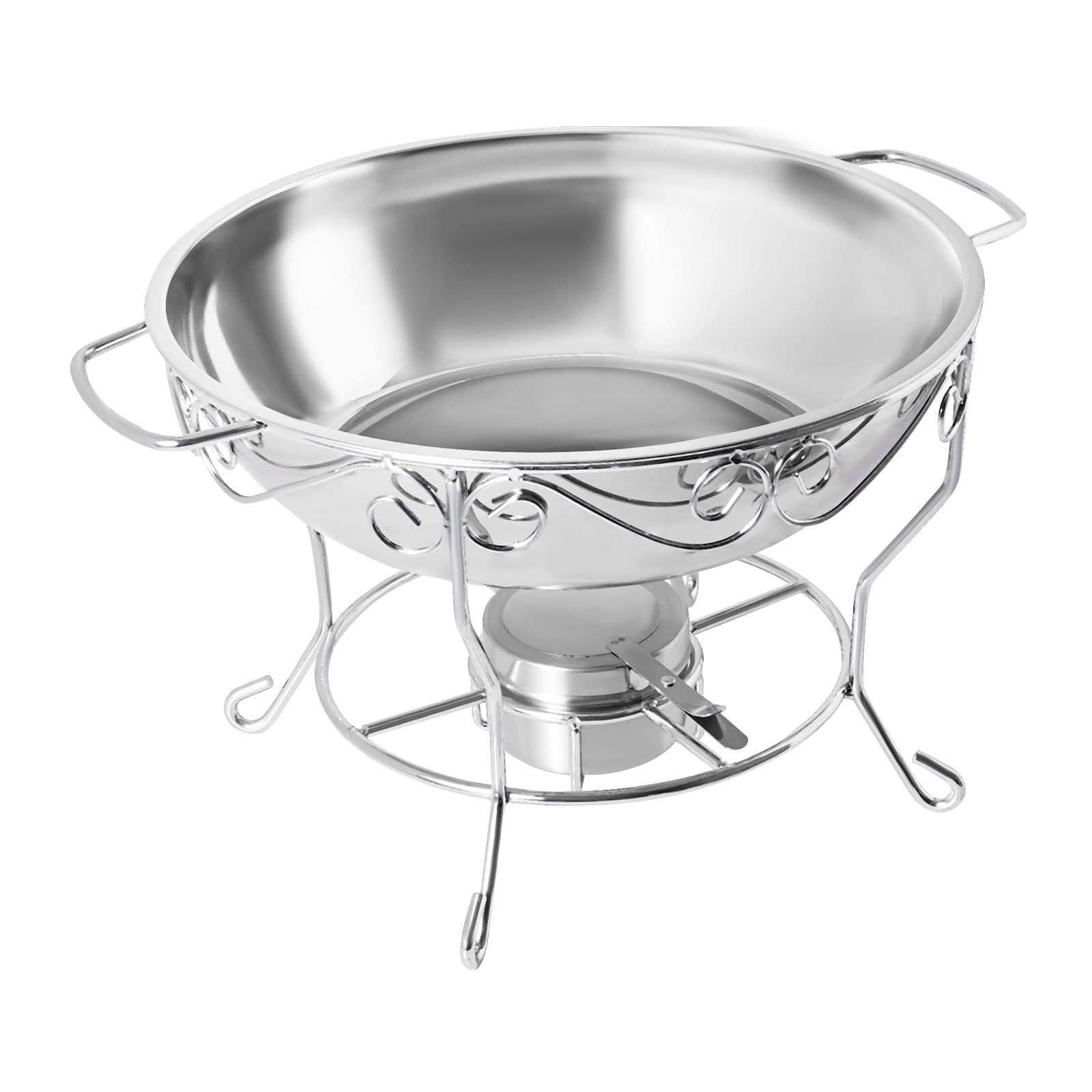 Contenitore Termico Rotondo Per Buffet - Scaldavivande In Acciaio Inox Per Matrimoni E Eventi