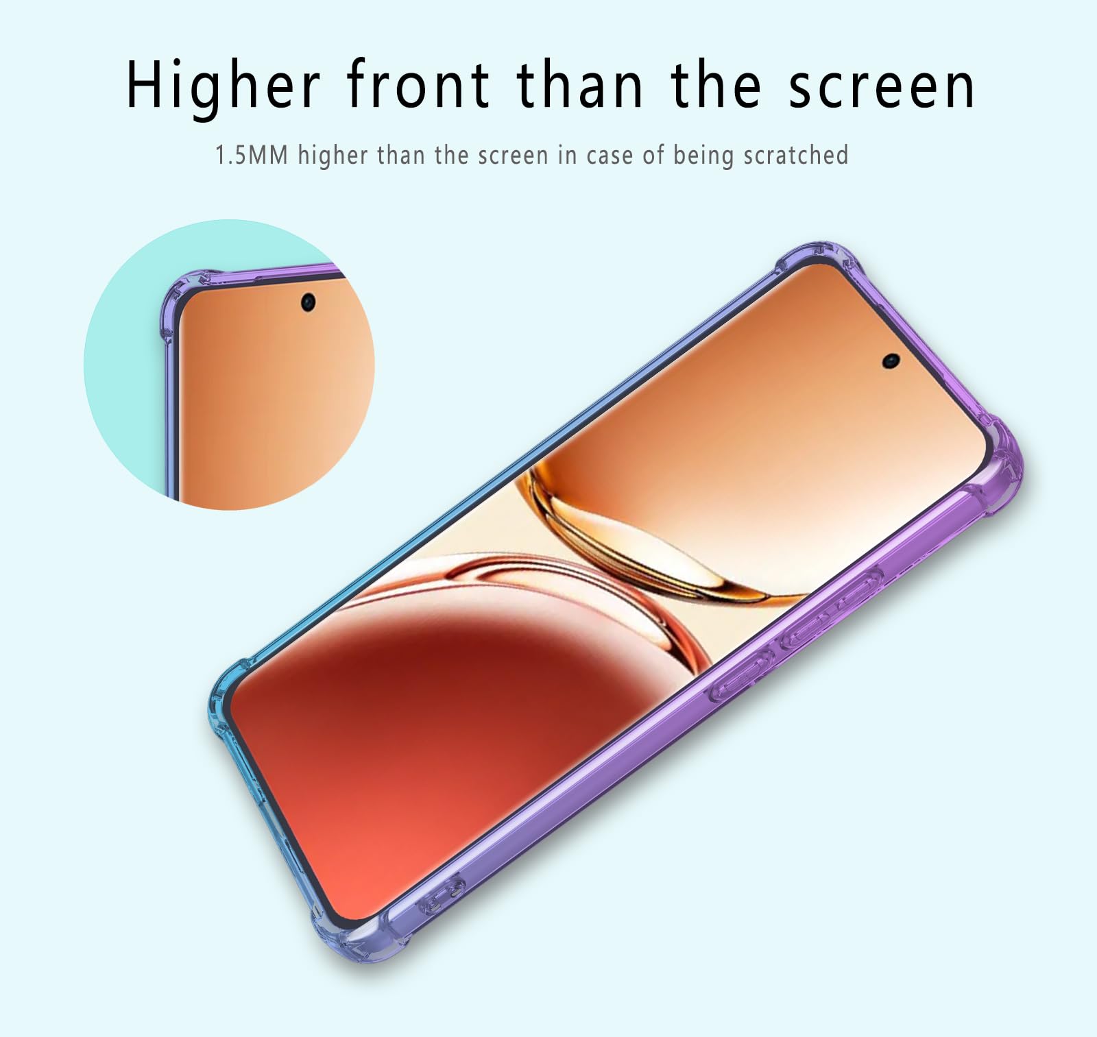 EASSGU Custodia per OPPO Reno12 F 5G / Reno12 FS 5G / OPPO Reno 12 F 4G / OPPO Reno 12 FS 4G - Oro rosa EASSGU Custodia per OPPO Reno12 F 5G / Reno12 FS 5G / OPPO Reno 12 F 4G / OPPO Reno 12 FS 4G - Oro rosa