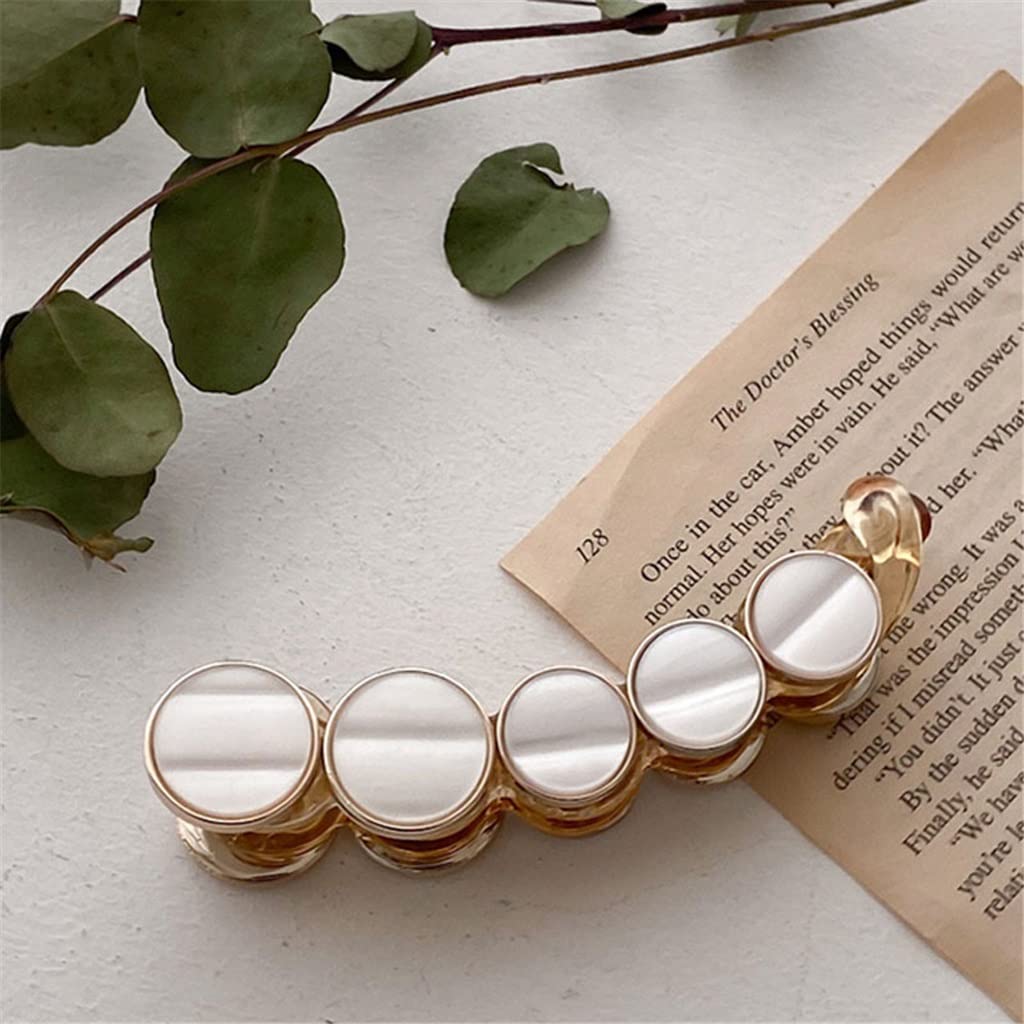 NXYBD Banana clip vertical clip ponytail hair clip female elegant temperament word clip headgear back hair clip (Color : B, Size : One size)