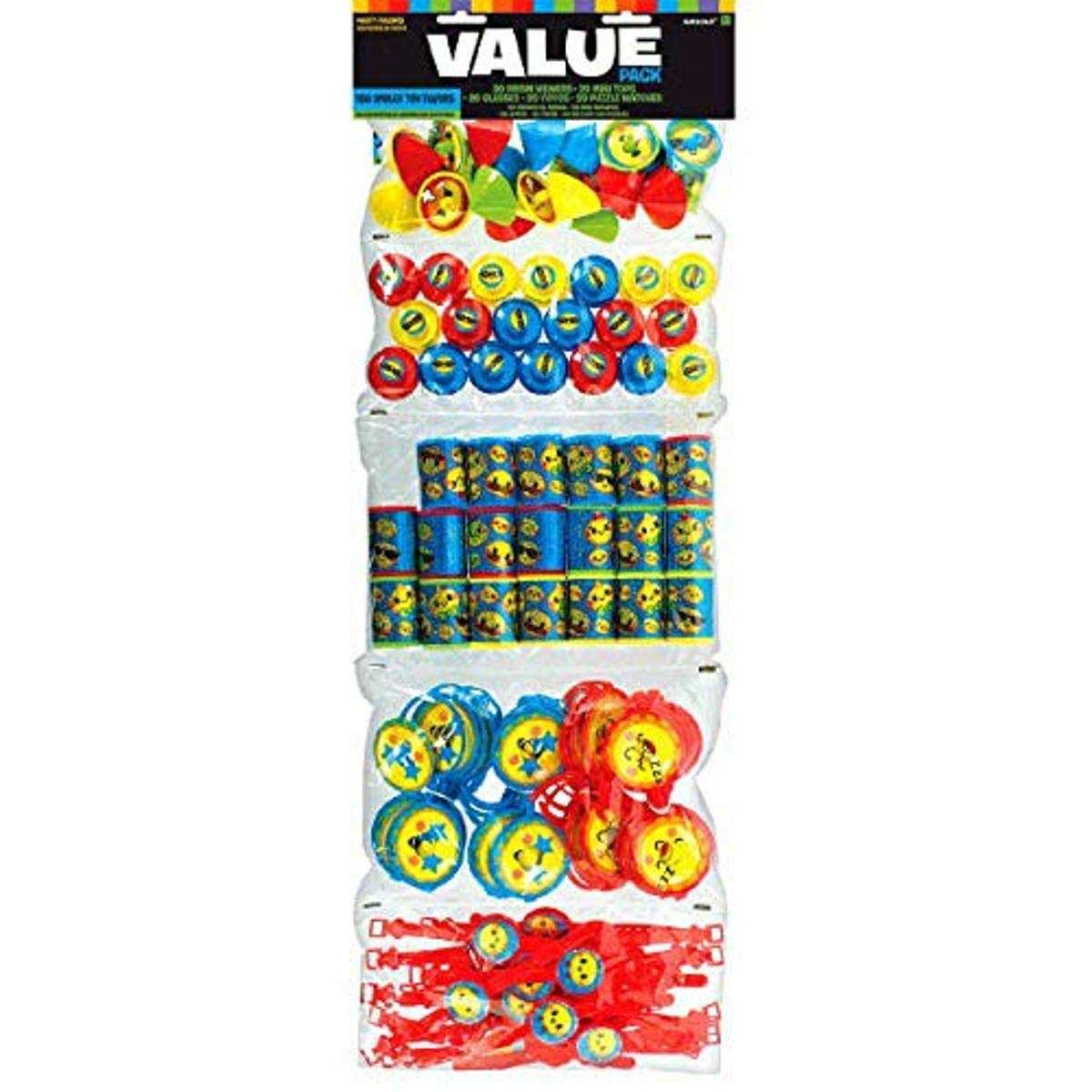 Smiley Jouet Super Mega Mix Amscan 398476 pour faveurs de fête et anniversaires d'enfants