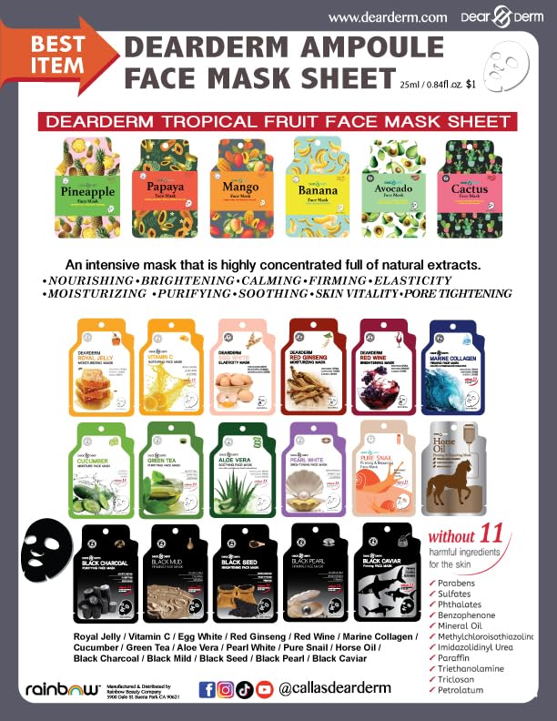 Miniatura 4 de Mascarillas hidratantes, mascarilla facial para el cuidado de la piel, calmante, reafirmante, purificadora, humedad, nutrición, iluminación,