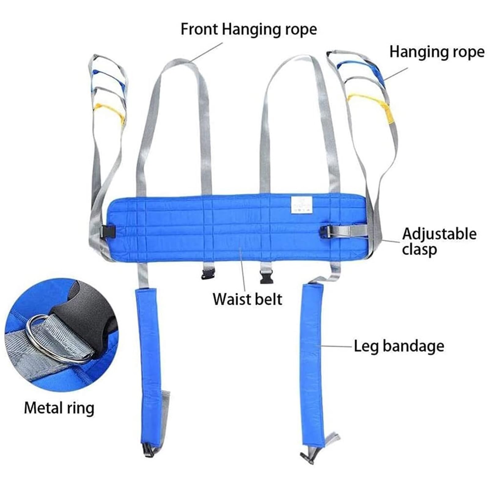 Imbracature Regolabili For Il Sollevamento Di Tutto Il Corpo Dei Pazienti Con Una Capacità Di Carico Di 230 Kg, Resistenti E Di Lunga Durata Adatte A Famiglie E Ospedali