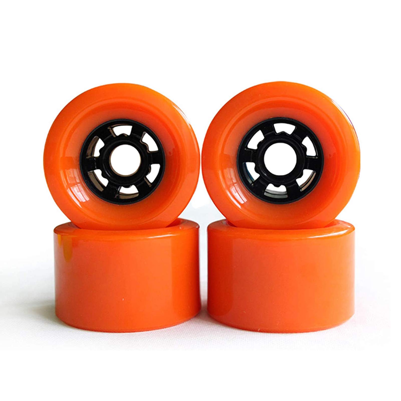 Ruedas Monopatin Ruedas de Patineta Eléctrica 83X52 mm 78A Amortiguación Longboard Ruedas Grandes para la Mayoría de Patinetas, Cruceros O Tablas Largas (Paquete de 4),F