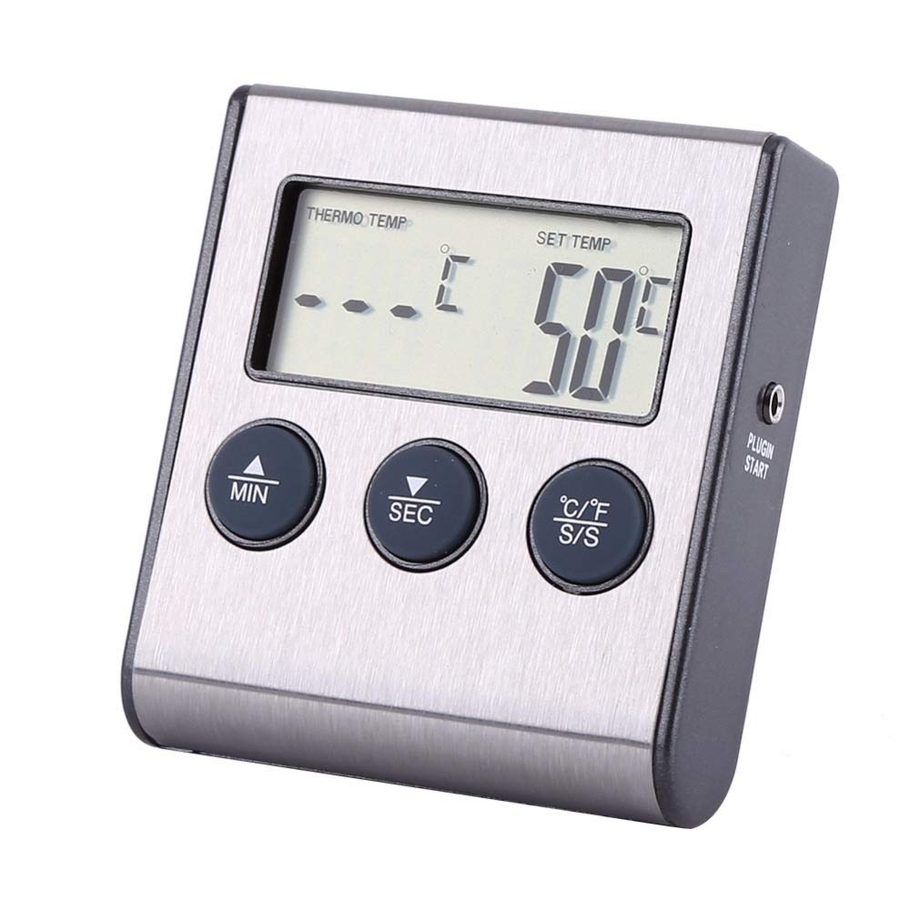 Cyfrowy termometr LCD do grilla Mięso Piekarnik Kuchnia Jedzenie Pomiar temperatury gotowania