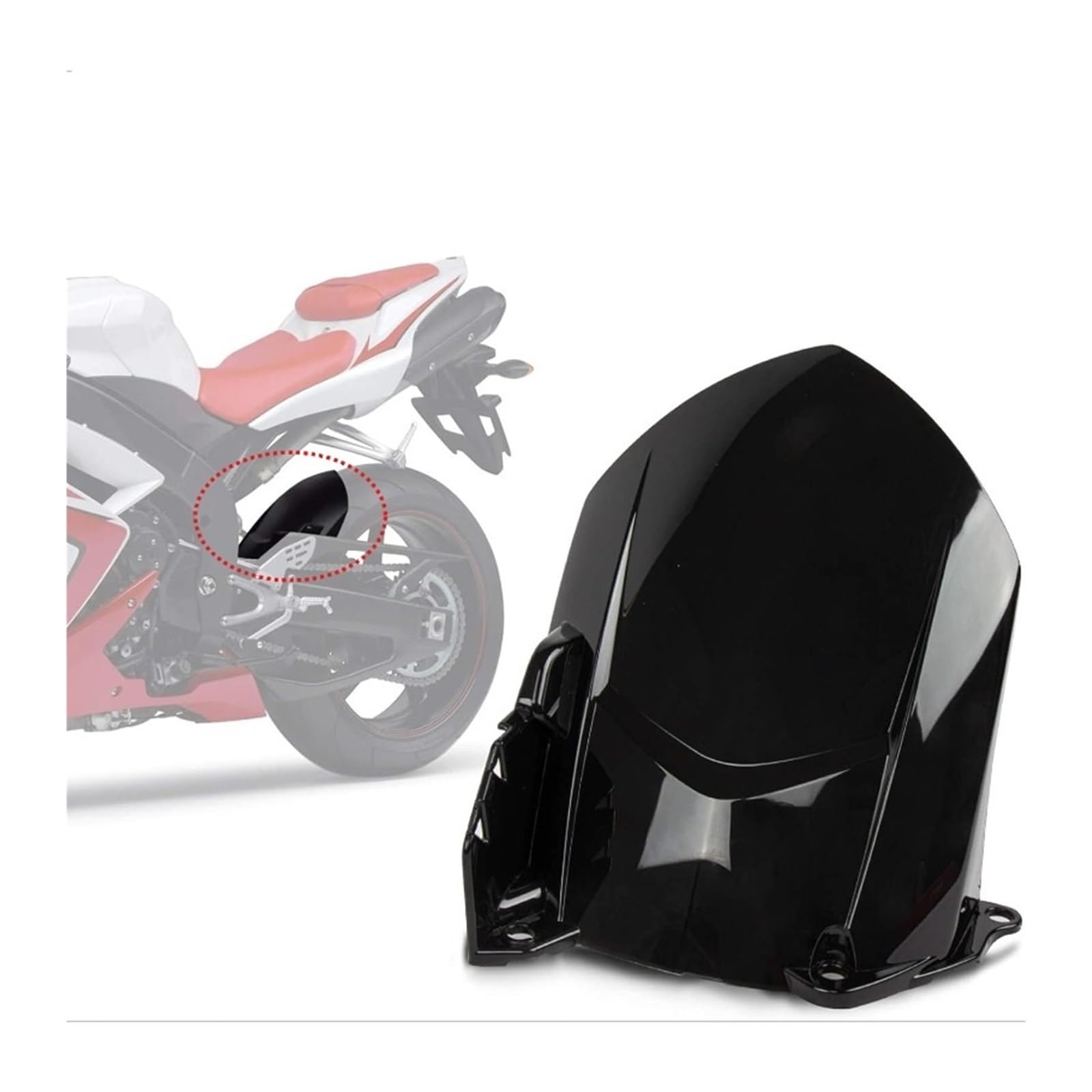 Parafango Posteriore per YZF R1 2007 2008