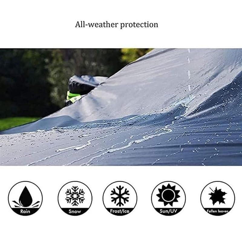 Autohoes voor Audi TT TT 8N TT 8J TT 8S, Waterdichte Hoes Buitenkant Bescherming Oxford Doek Anti-UV Stofdicht Regenbestendig voor Winteropslag Buiten(Green,TT 8N(1998-2006