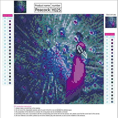 Diamond Painting Kits Full, Pandaie DIY 5D Diamond Painting Art