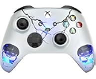 Skulls White Original Custom UN-Modded Wireless Gaming Controller compatible with Xbox One S/X, PC | Personalize Your Gaming Experience and Exceptional Performance | Customized in the USA|