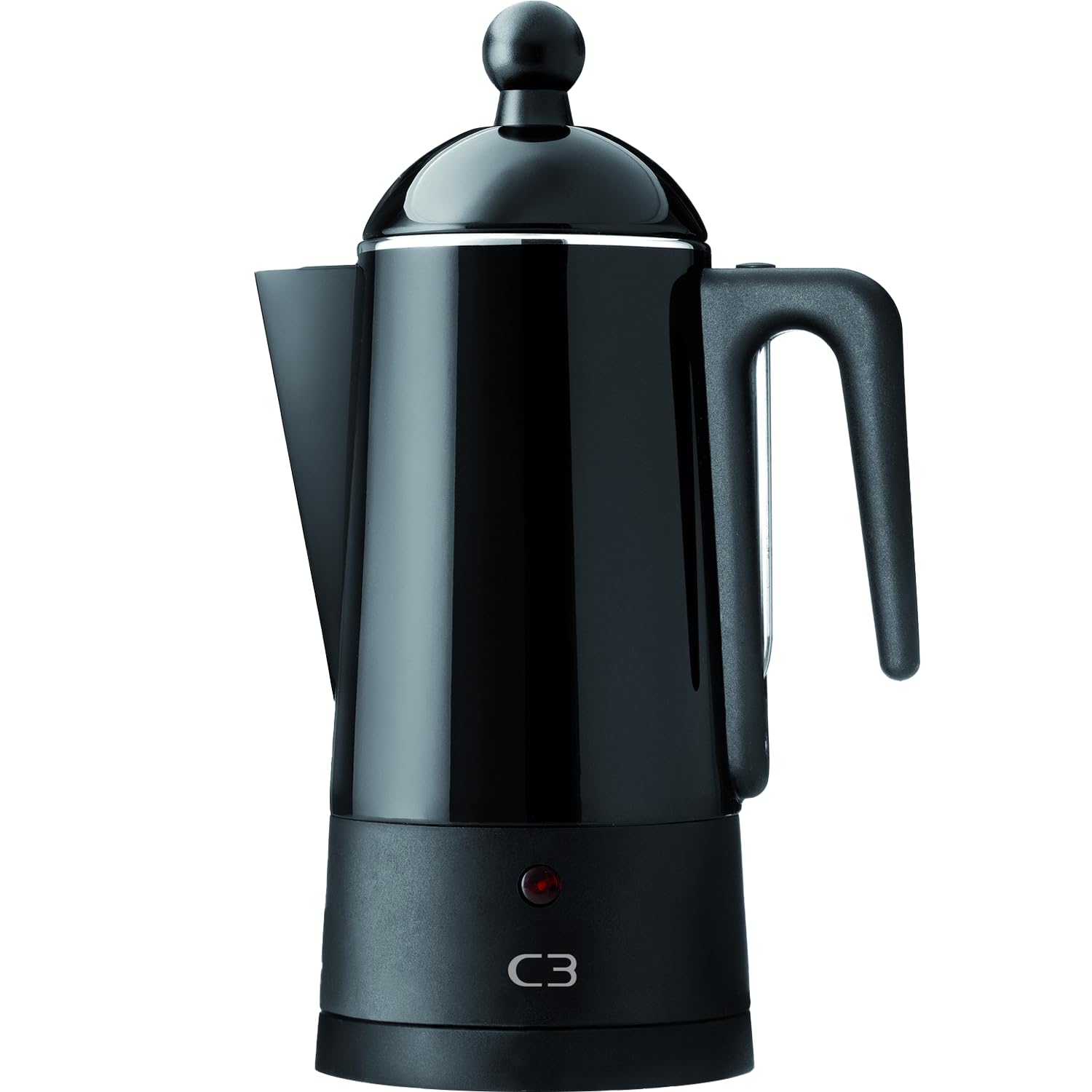 Bialetti 30-30204 Cafetière Design percolateur eco pour 4-12 Tasses Noir